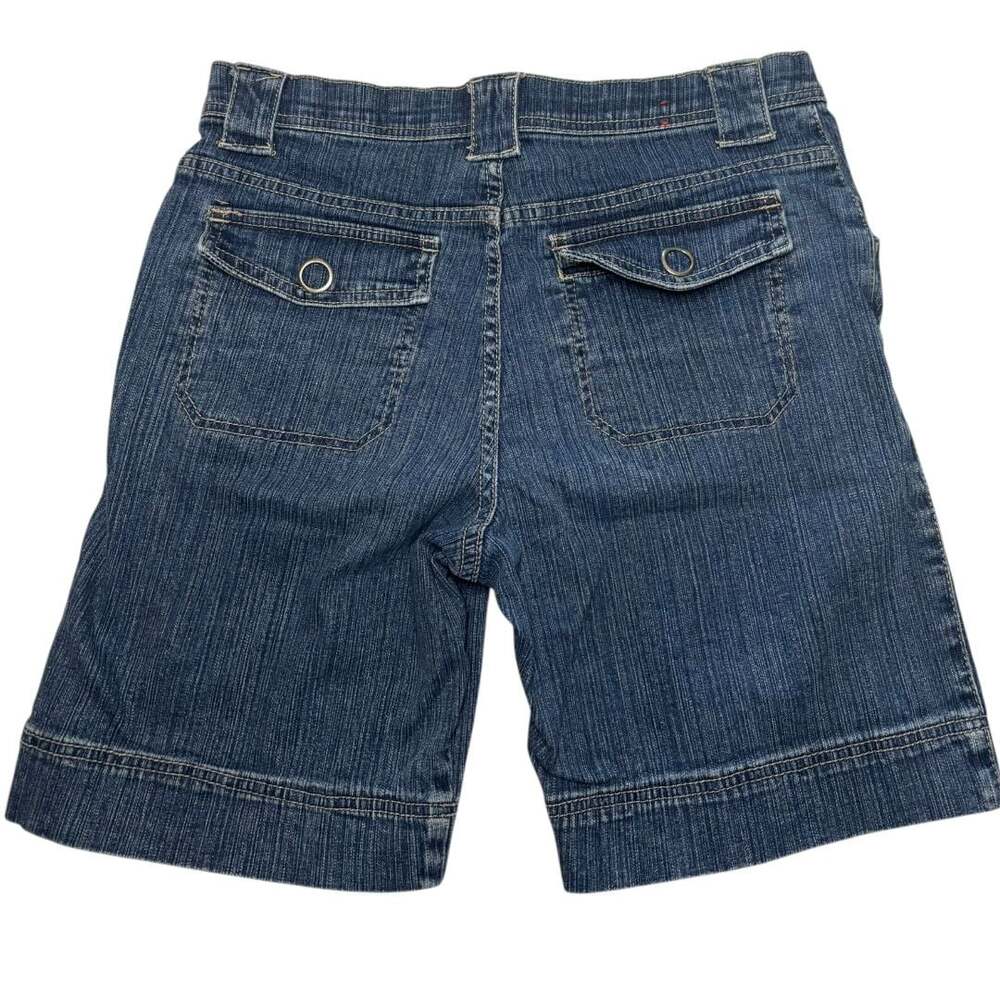 Lee Comfort Waistband Stretch Denim Utility Shorts Sz 10 P - Picture 2 of 7
